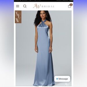 Dusty Blue Maxi Dress
